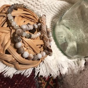 Set of 3 bracelet Stack